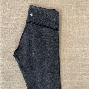 Lululemon gray wunder under legging